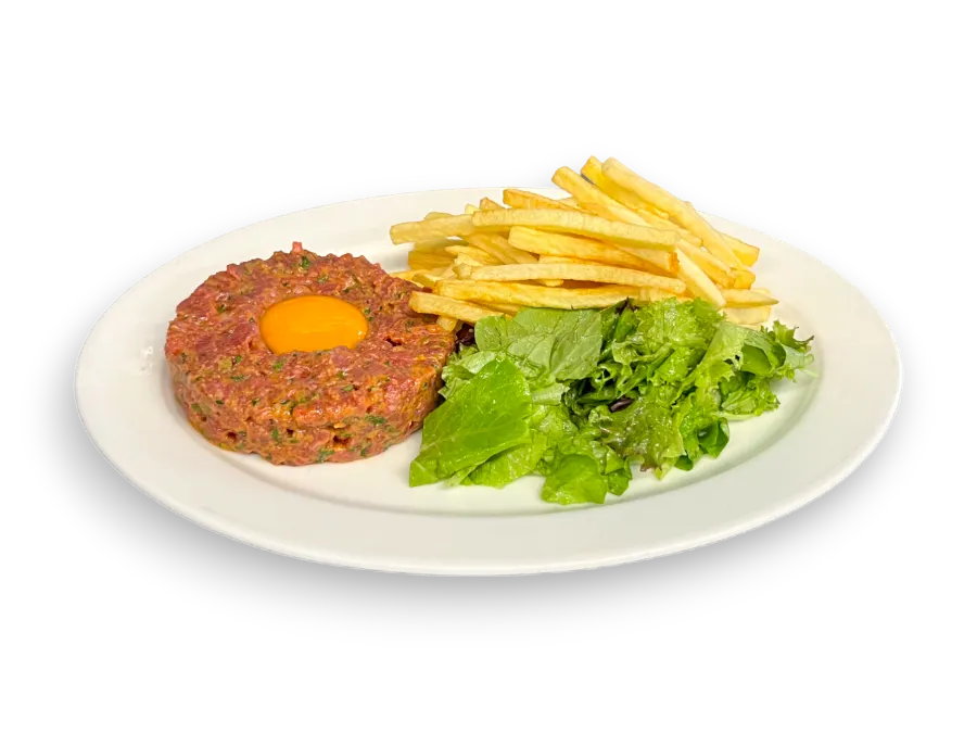 Steak “Tartar”, con Papas Fritas