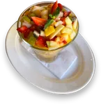 Ensalada de Frutas con almendra y menta fresca