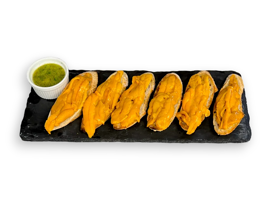 Tostadas de Erizos