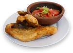 Merluza Frita con Chilena