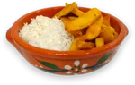 Arroz Com Batatas Fritas 