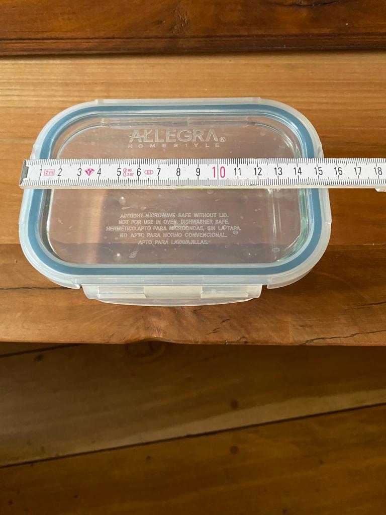 Contenedor Rectangular 15 cm