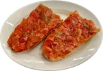 Pan tostado con Tomate