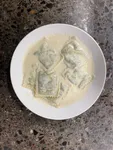 Ravioli di Verdure con Salsa di Noci