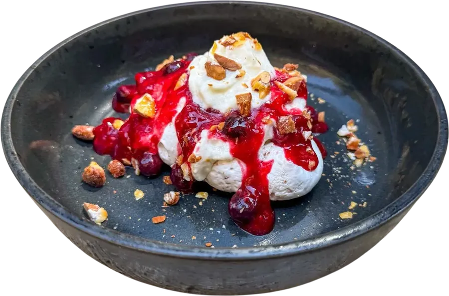 Pavlova frutos rojos