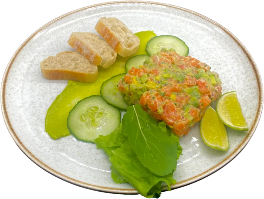 Tártaro de Trucha Salmonada