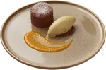 Volcán de chocolate