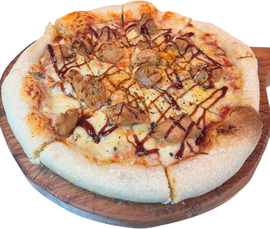 Pizza pollo BBQ