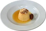 Flan con caramelo 