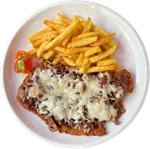 Milanesa Filadelfia c/fritas