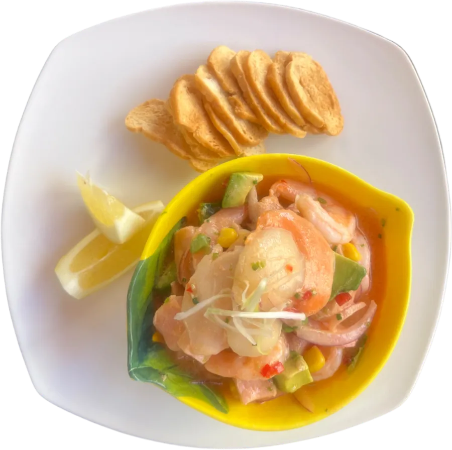 Ceviche de Pescado & Mariscos