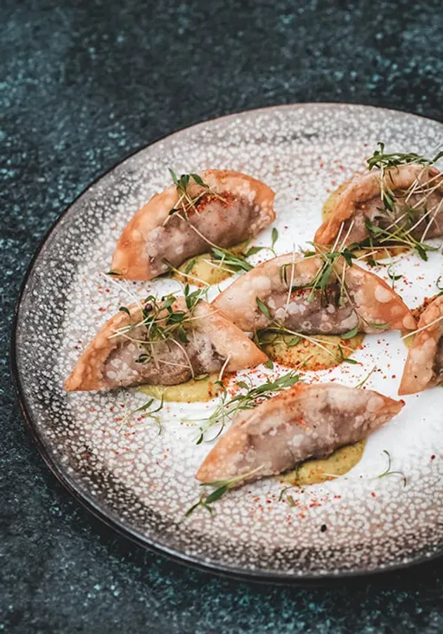 Gyozas de Mechada