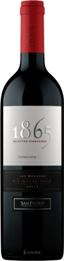 1865 · Selected Vineyards · Carmenere