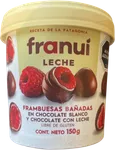 Frambuesas bañadas en chocolate