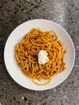 Spaghetti Fatti in Casa Ragù e Ricotta