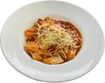 Pomodoro, pesto y bolognesa