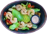 Ensalada Cesar gamberetti