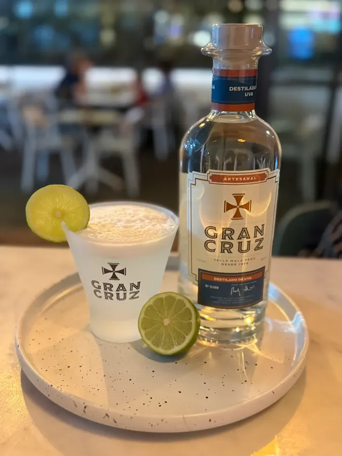 Pisco Sour peruano Gran cruz 