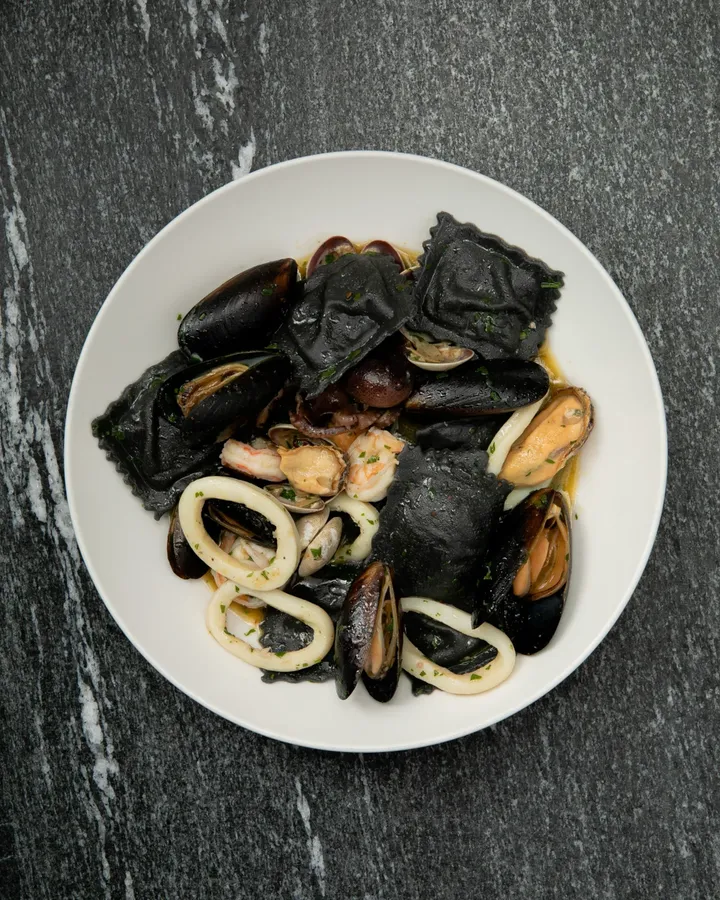 Ravioli de Tinta de Calamar