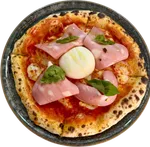 LISBOA (burrata, Mortadela de Pistacho)