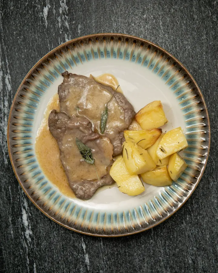 Saltimbocca alla Romana con Patate Arrosto