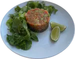 Tartaro de Salmón y Quinoa