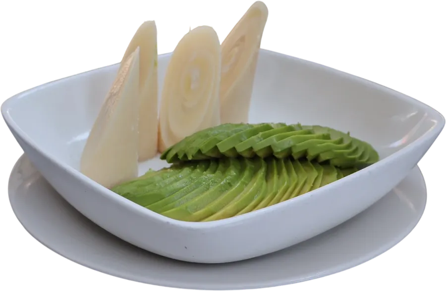 Ensalada de Palta, Palmitos