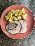 Porchetta Romana con papas 