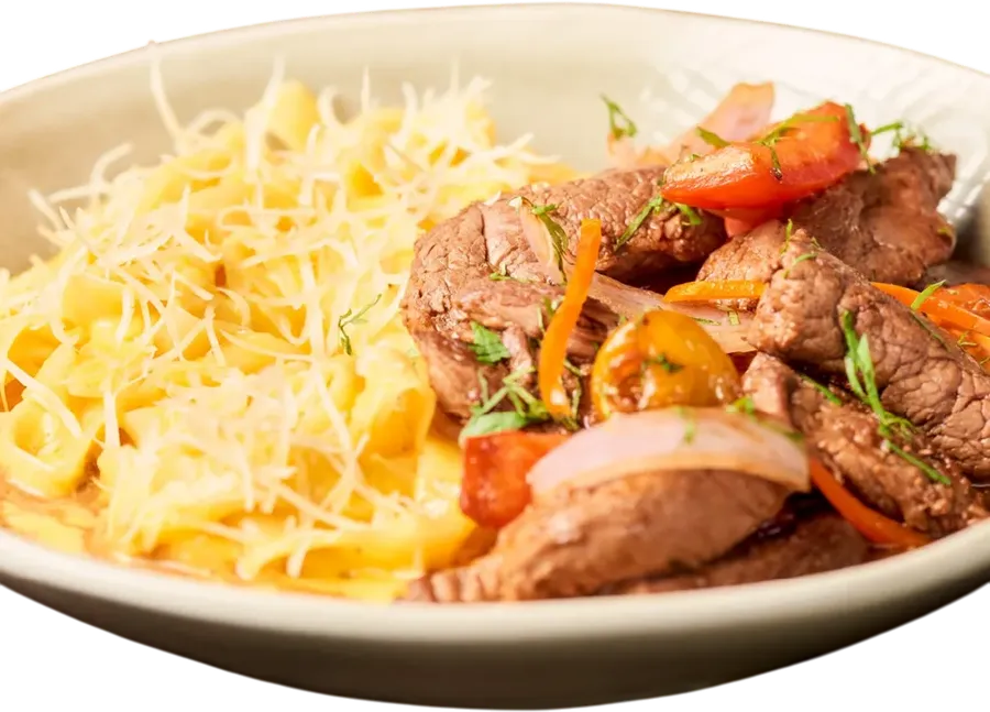 Fetuccini a la huancaína