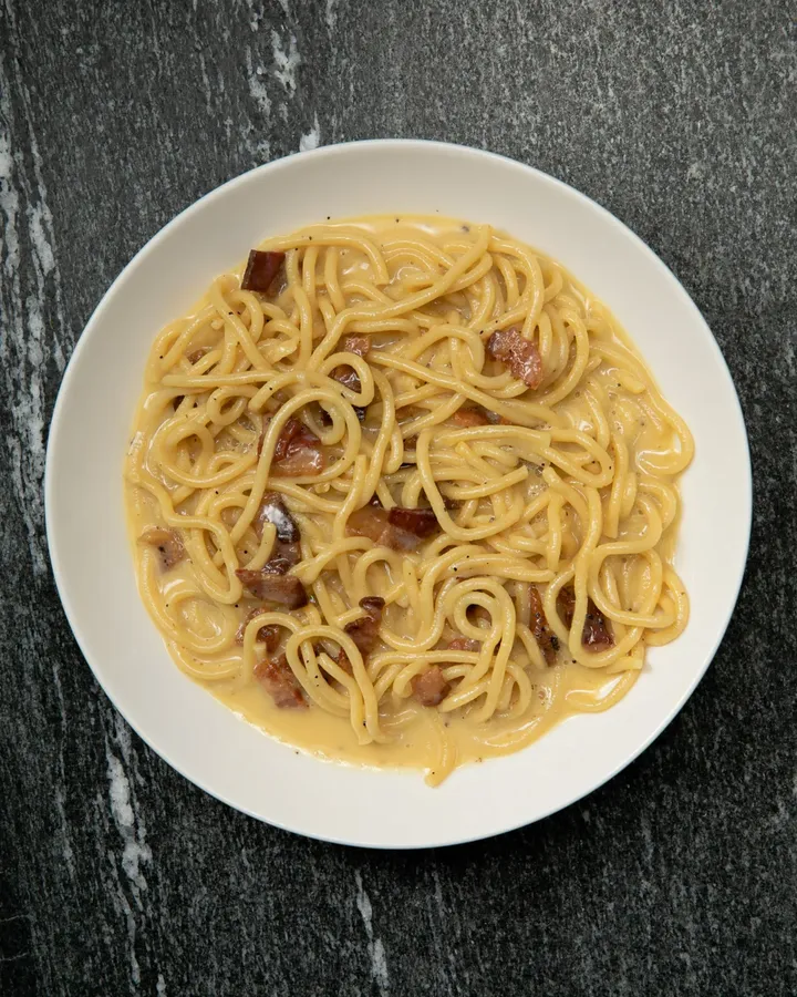 Spaghetti  fatti in casa Carbonara