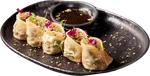 Gyozas de setas trufadas