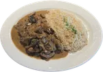 Strogonoff de Lomo con Arroz