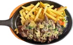Bife de Lomo (300gr.) a la mantequilla y ajo c/agragado