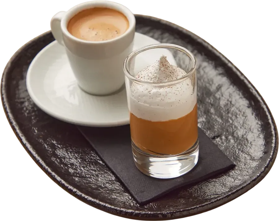 Mini Suspiro con Café Espresso.