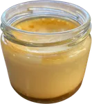 Frasco de leche asada